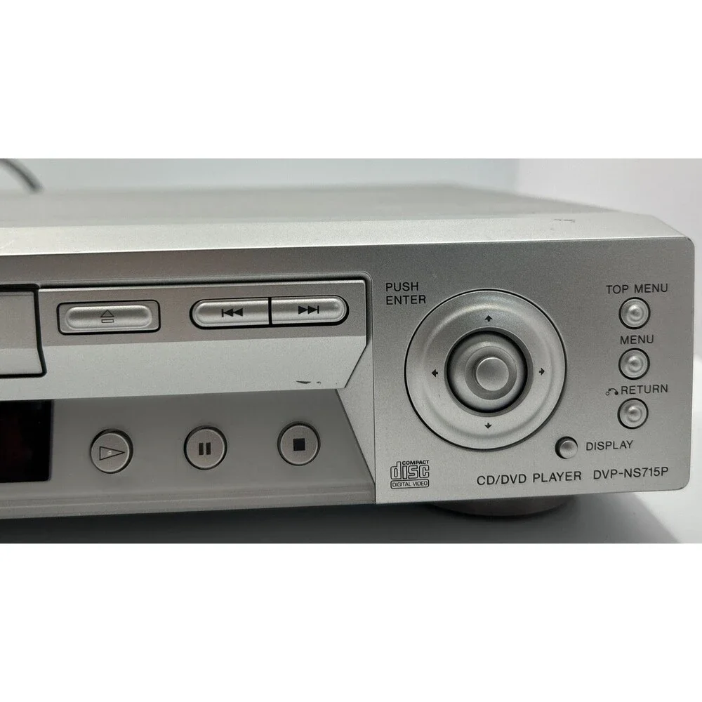 Sony DVP-NS715P CD/DVD Player Progressive Scan Silver Vintage No Remote